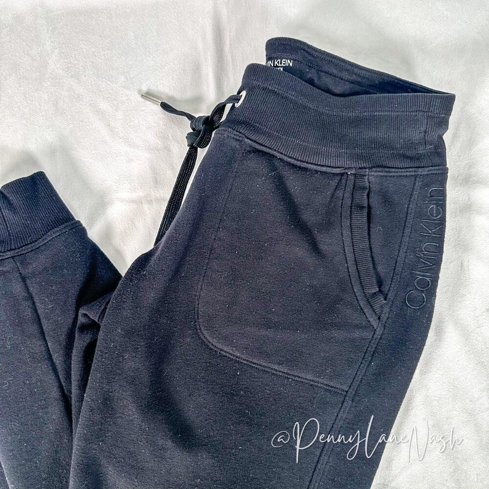 Calvin Klein Performance Fleece Jogger Black - Picture 7 of 8